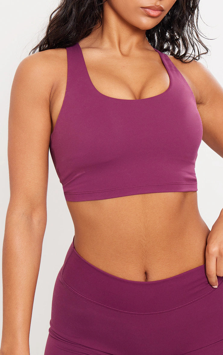 Plum Sculpt Double Layer Padded Sports Bra