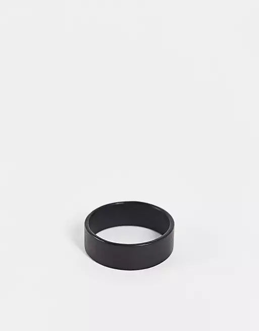 Ring In Matte Black Finish