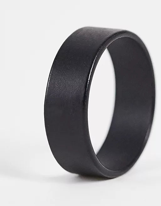 Ring In Matte Black Finish