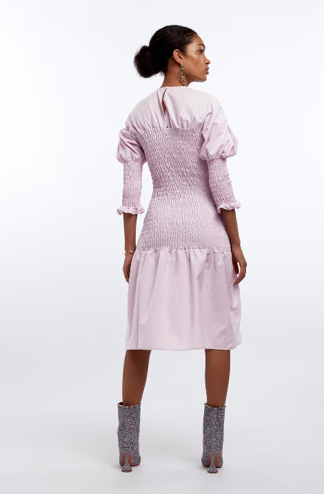 Magdalena Smock Dress Lilac