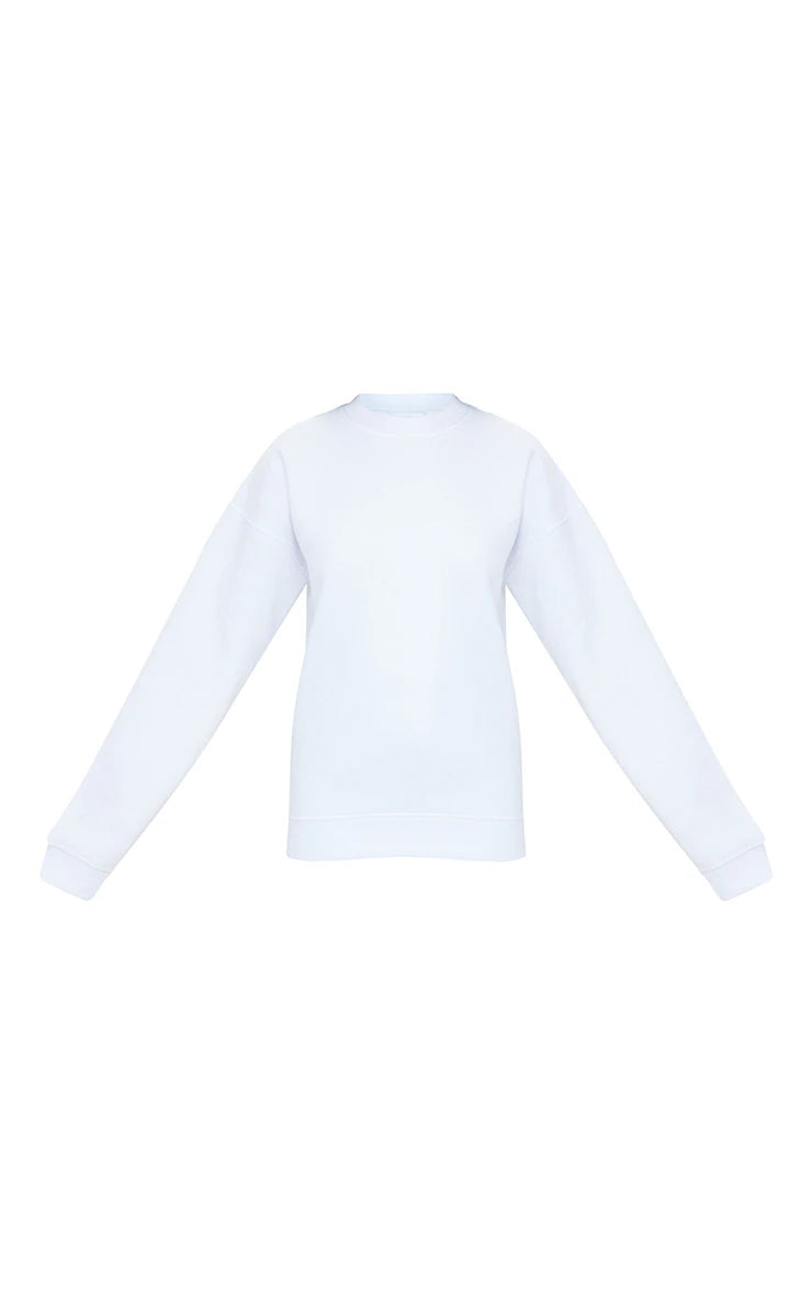 PETITE WHITE ULTIMATE OVERSIZED SWEATSHIRT