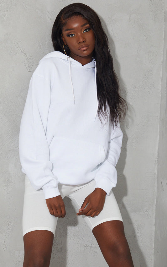 Tall White Oversized Ultimate Hoodie