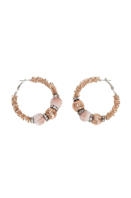 Shushunya Sticla Circle Earrings