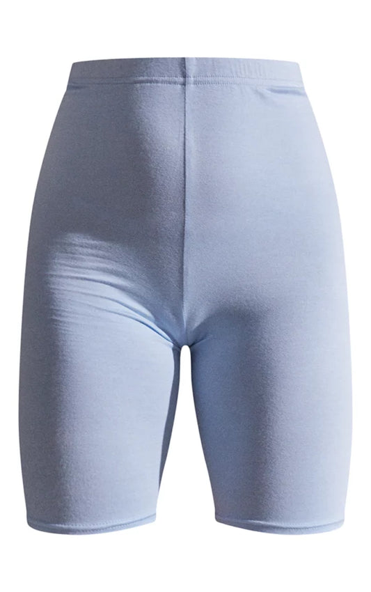 Light Blue Basic Cycle Shorts