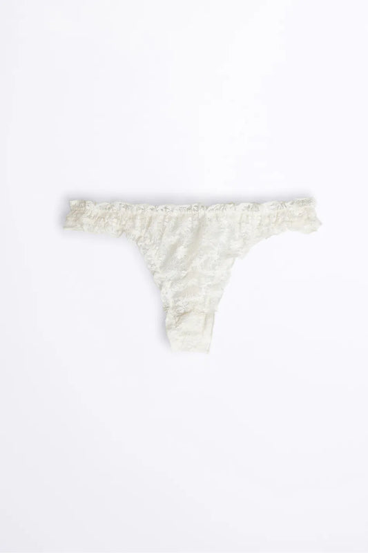 Eva lace string vintage white