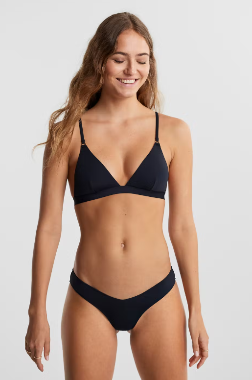 Nina V Shaped Bikini Brief Black