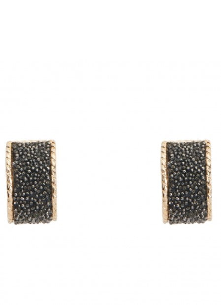 Earrings Golden Basics Dark Multicolor