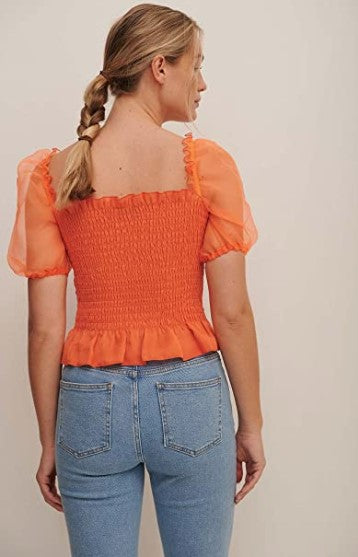 Smocked Frill Top