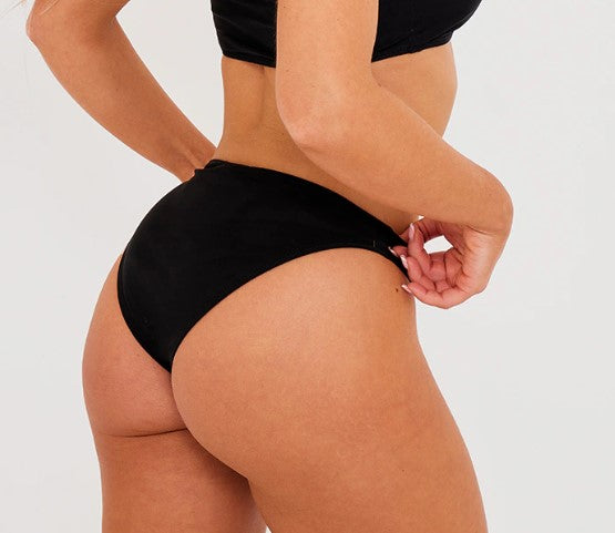 Black Mix & Match Cheeky Bum Bikini Bottoms