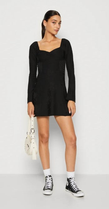 Jacquard Dress - Black