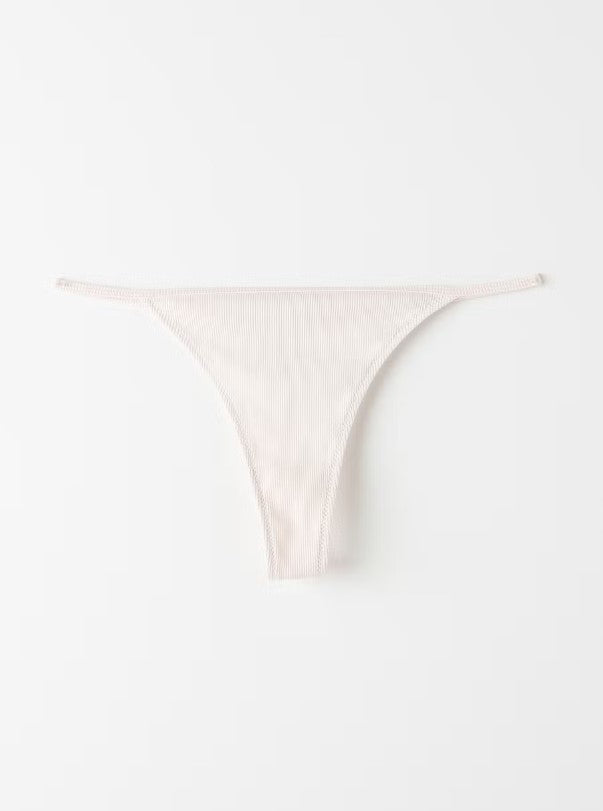 Anna cotton thong - Light pink