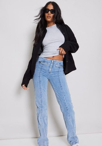 TALL BLACK OVERSIZED WOOL LOOK BOMBER JACKET