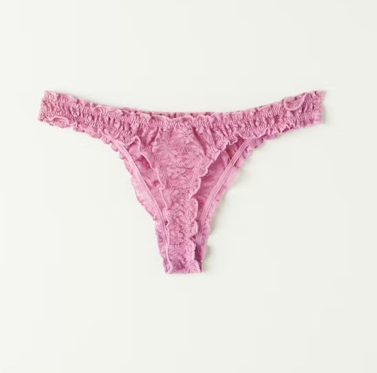 Eva lace string - Fuchsia Pink