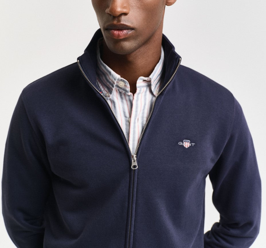 Gant - Shield Zip Sweatshirt.