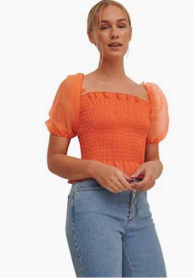 Smocked Frill Top