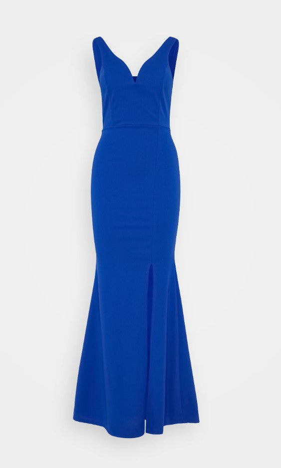 Wal.G ROSIE CUT OUT - Jersey dress - electric blue