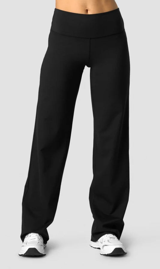 ICIW - NIMBLE STRAIGHT LEG PANTS BLACK