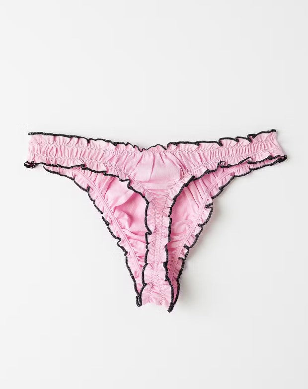 Eva cotton string - Black/Pink