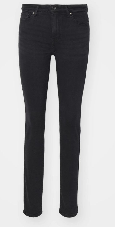 ONLY ONLSUI MID SLIM - Slim fit jeans - black denim