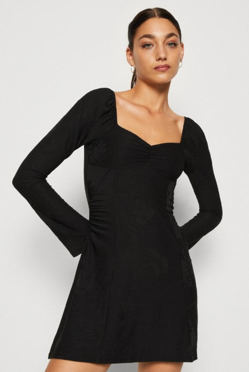 Jacquard Dress - Black