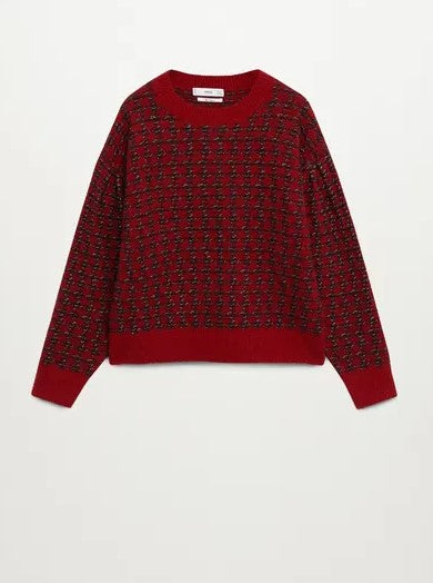 Mango - Houndstooth sweater