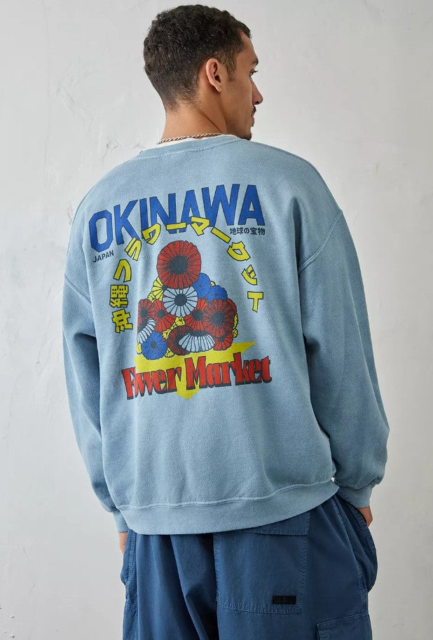 UO Light Blue Okinawa Sweatshirt