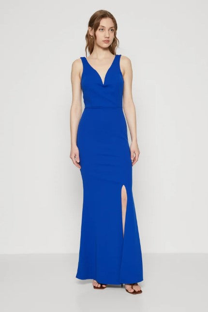 Wal.G ROSIE CUT OUT - Jersey dress - electric blue