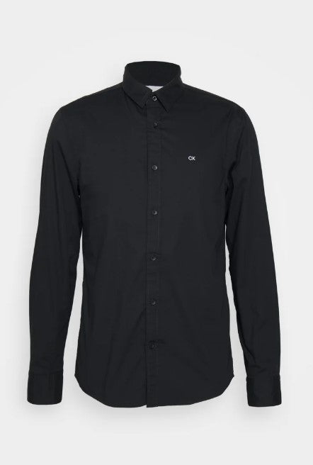 Calvin Klein SLIM SHIRT - Shirt - black