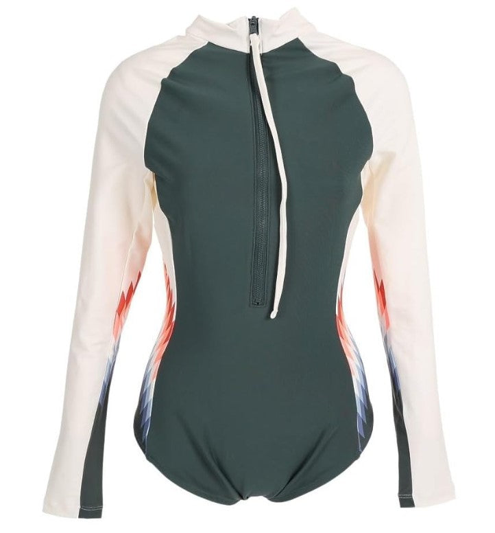 Hurley - Playa l/s surf swimsuit.