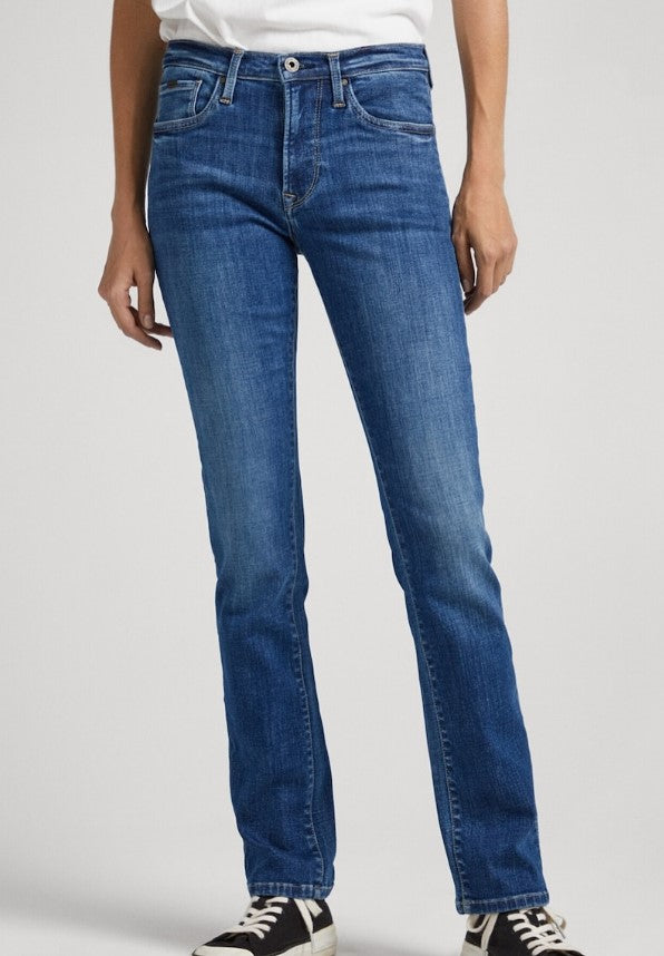 Pepe Jeans - Slim fit Jeans ‘ GRACE ‘ in Blue Denim