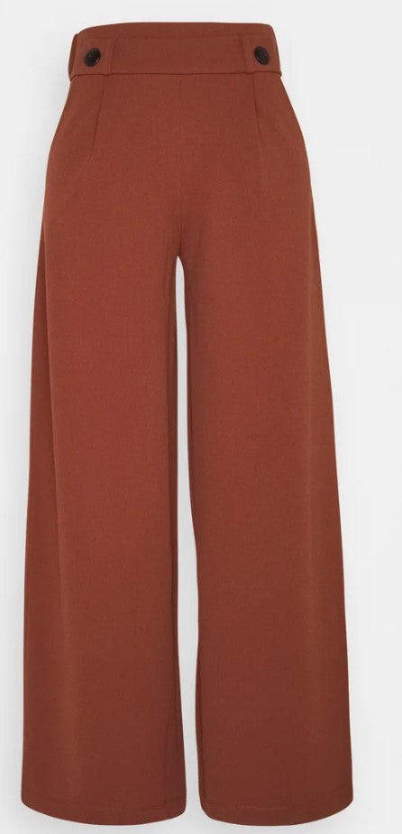 JDY JDYGEGGO NEW PANT - Trousers - cherry mahogany