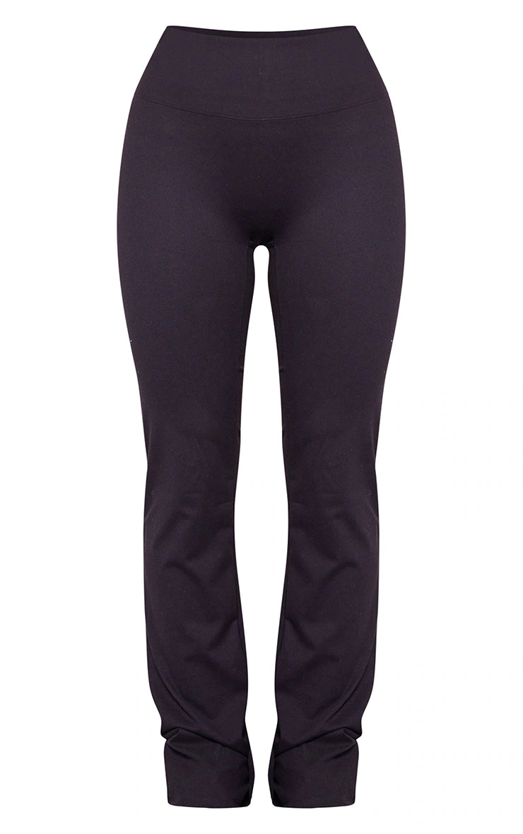 Black Sculpt Straight Leg Yoga Pants