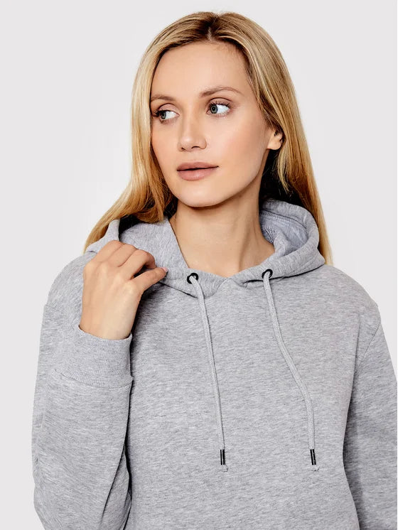 brave soul - refular fit hoodie grey