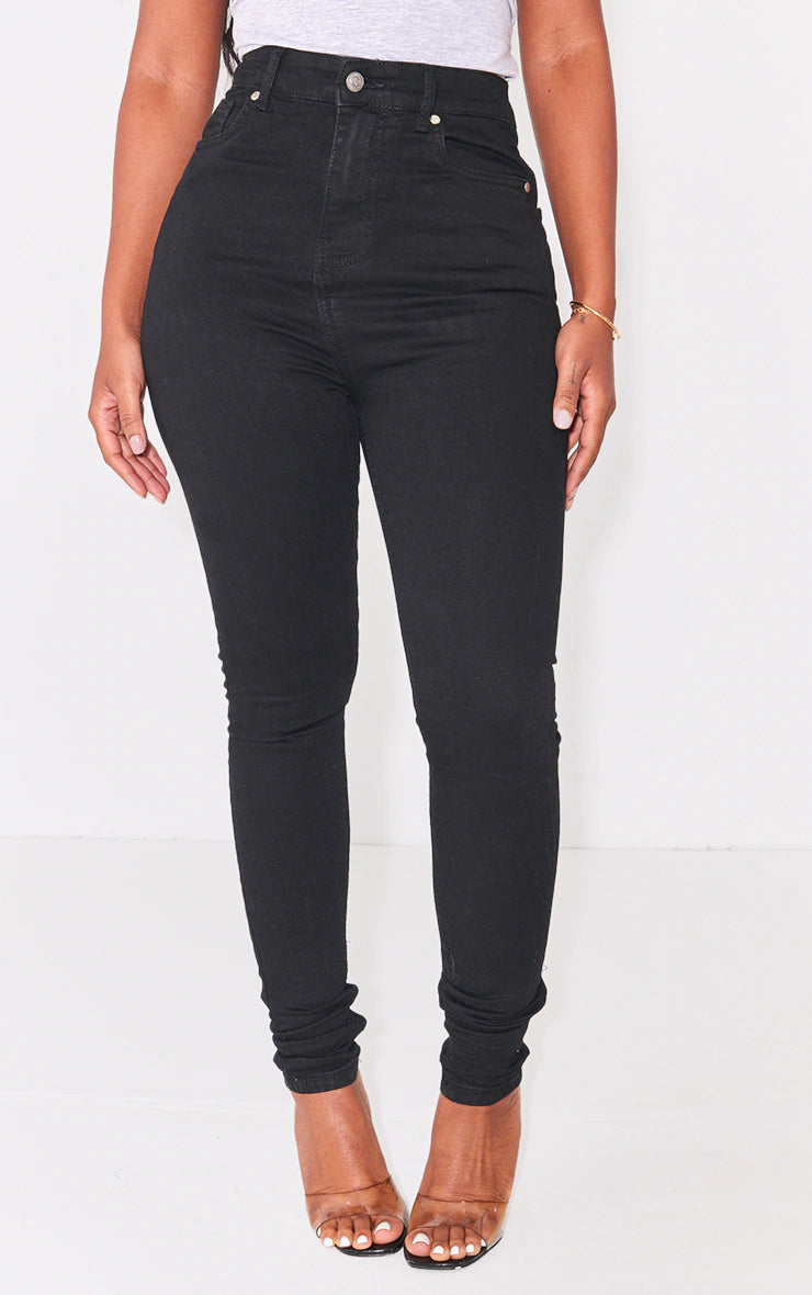 Shape Black Disco Skinny Jeans