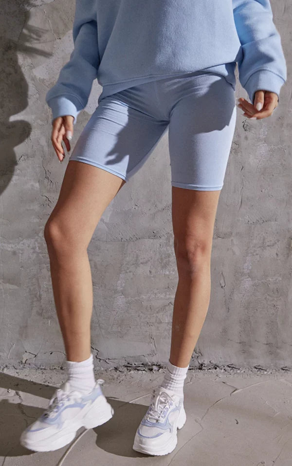 Light Blue Basic Cycle Shorts