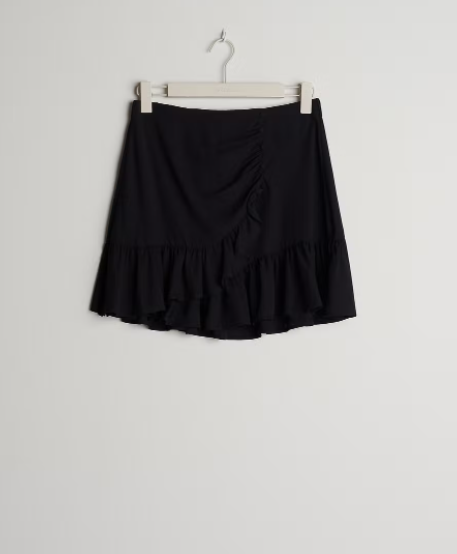 Li Wrap Skirt Black