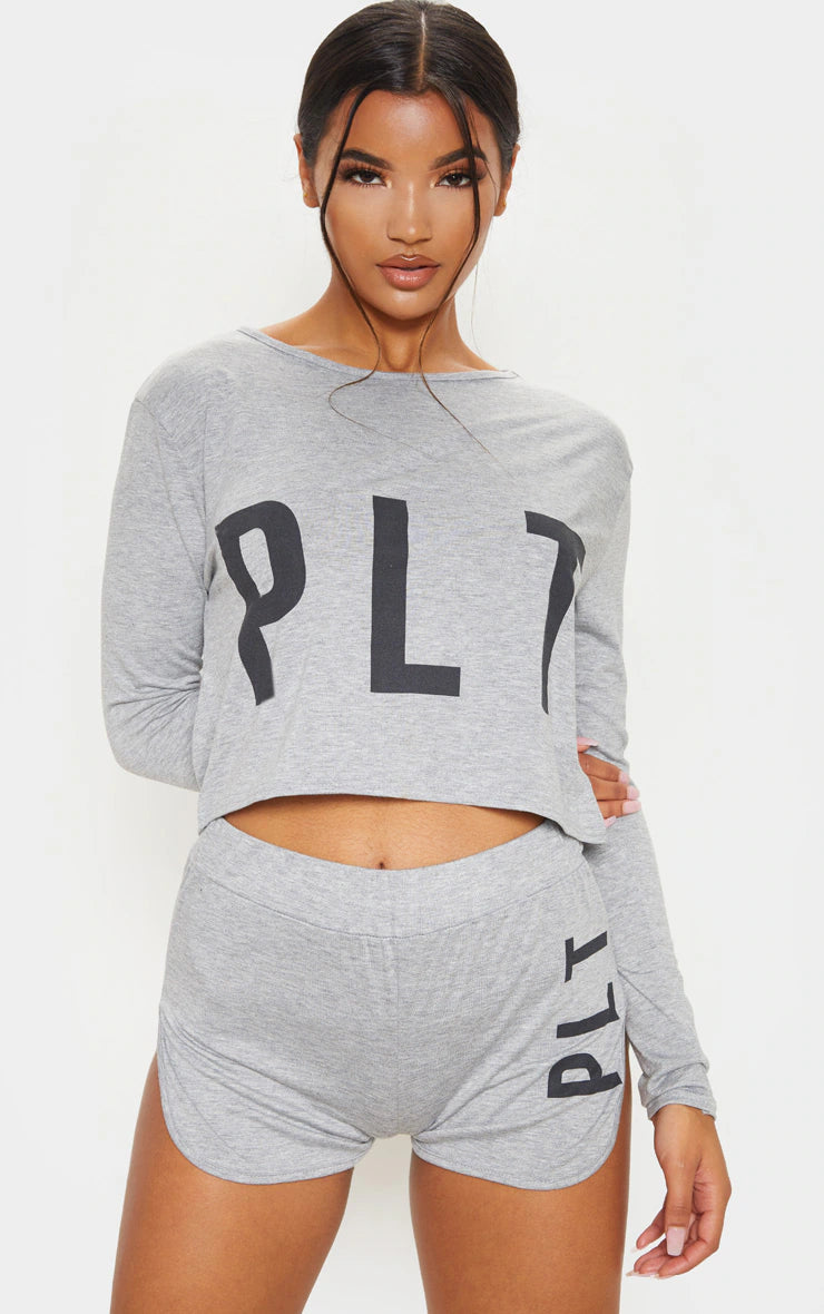 Grey Short Pyjama Set