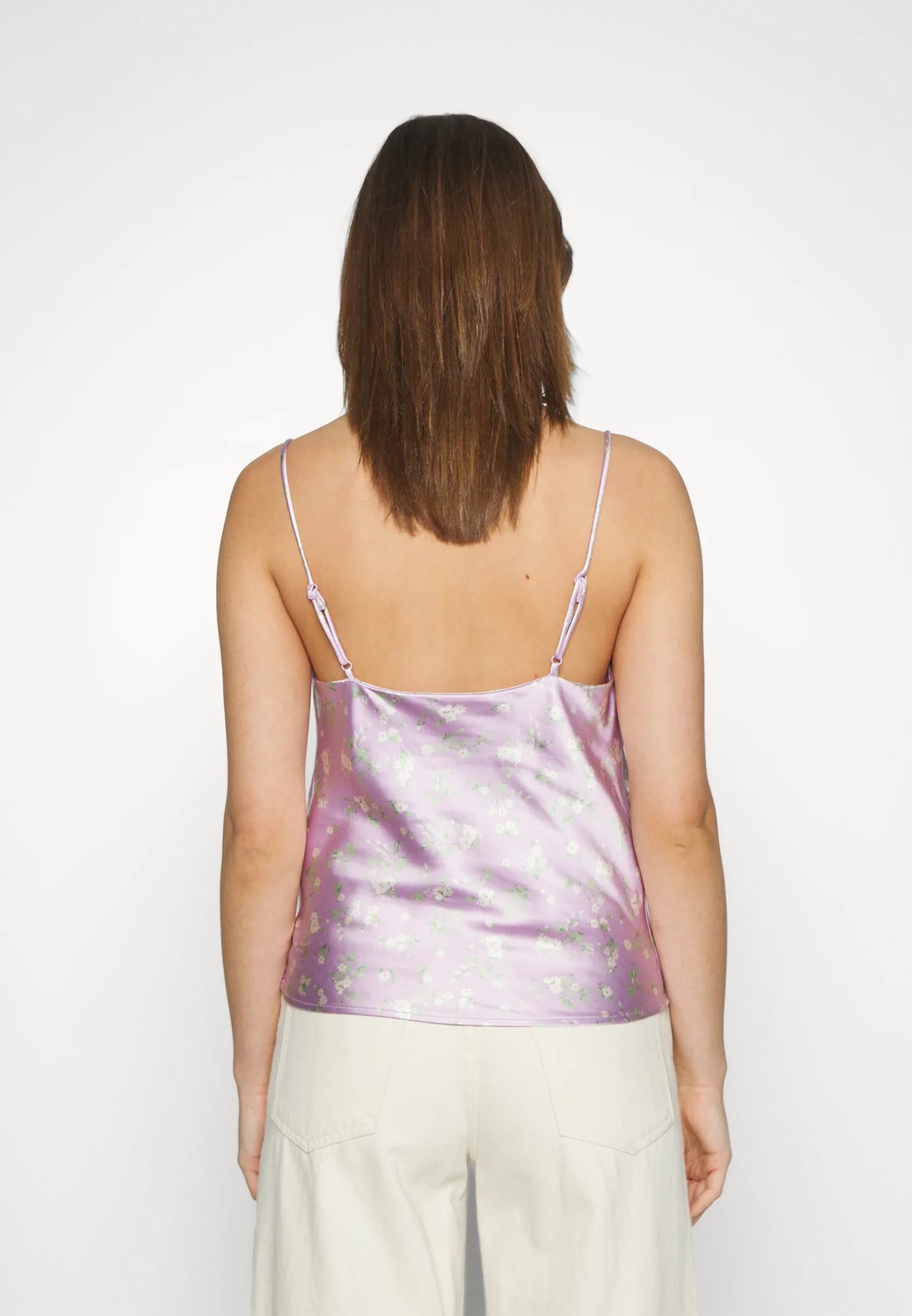 Satin Cowlneck Singlet