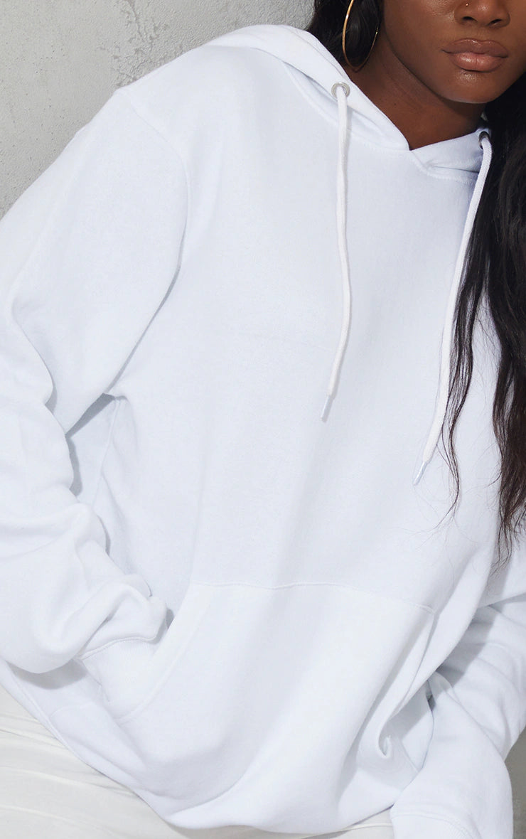 Tall White Oversized Ultimate Hoodie