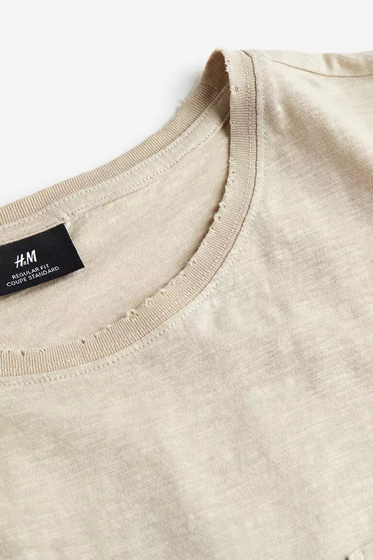 Regular Fit Pocket-detail T-shirt