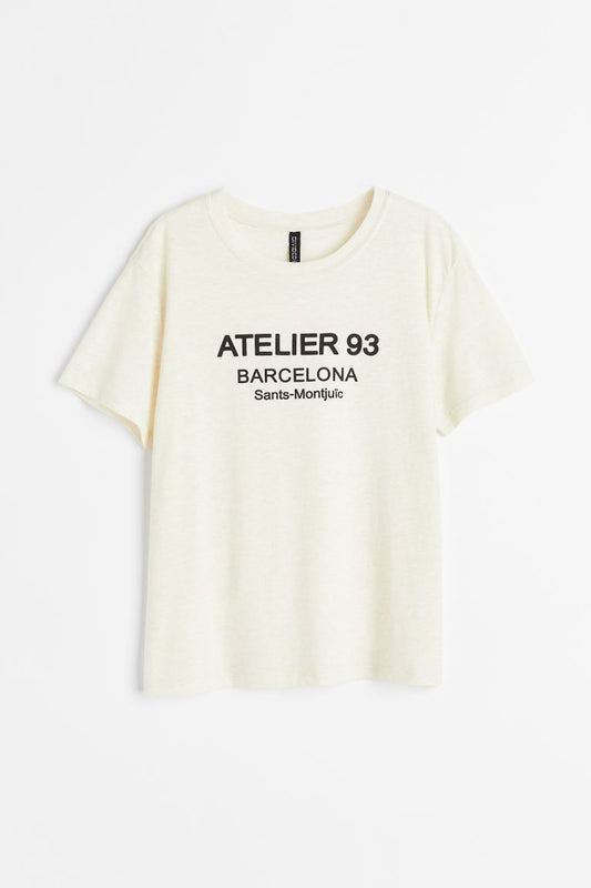 T-shirt Cream/Atelier 93