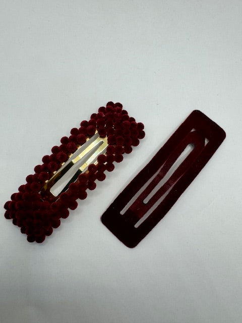 Burgundy Hairclip