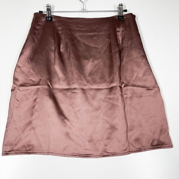 Tall Satin Mini Skirt