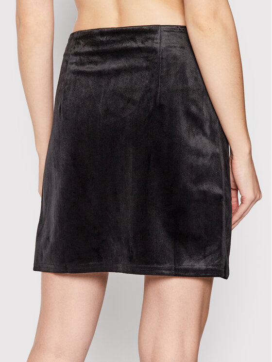 Velvet Mini Skirt