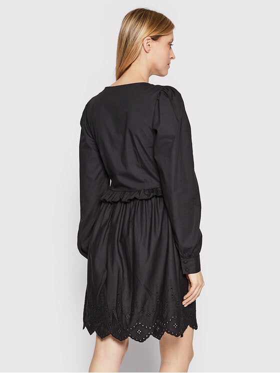 Puff Sleeve Anglaise Dress