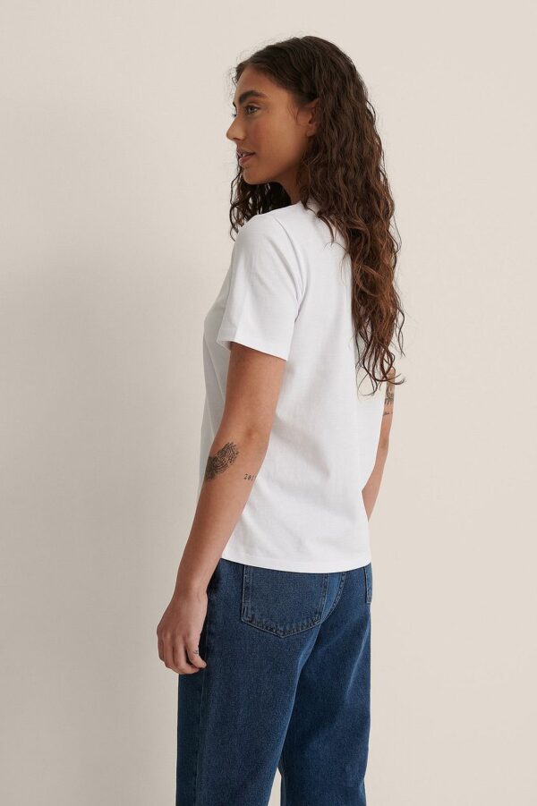 Round Neck Cotton T-Shirt White