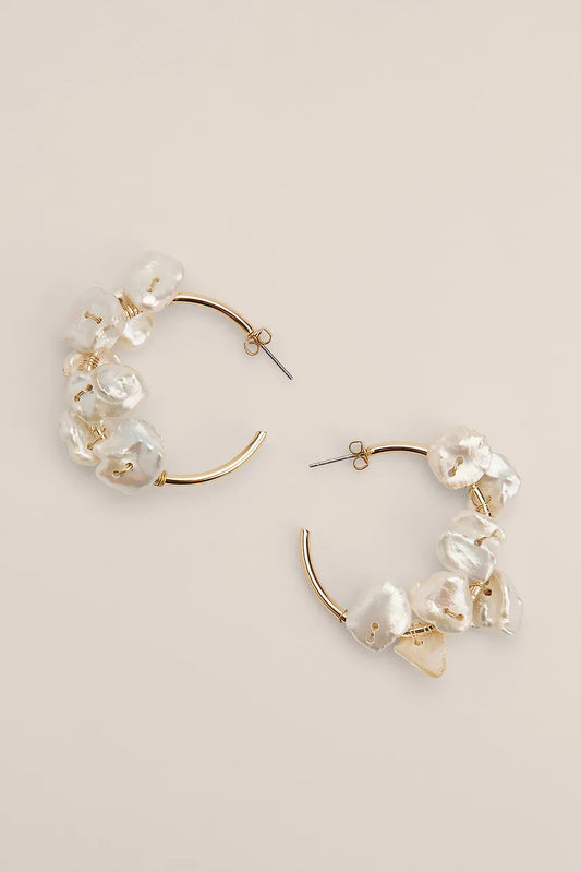 Asymmetric Pearl Hoops