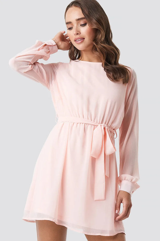 Chiffon Dress Pink