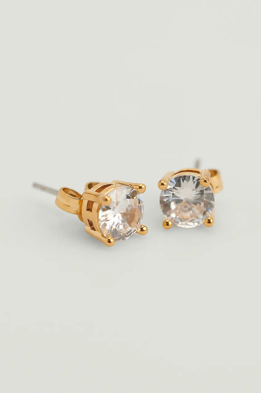 Gold Plated Sparkling Studs