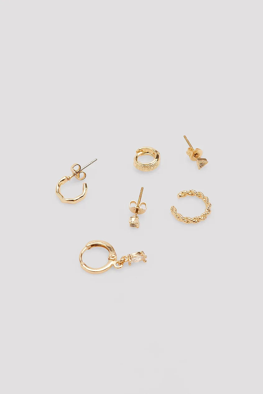 Multipack Earrings Gold